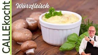 Ragout fin oder Würzfleisch mit Käse überbacken. Klassiker neu entdeckt. Rezept