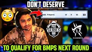 Regaltos React Not Qualified For Bmps  Reply on Bmps Matches  Bmps  Bgmi