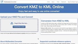 How to convert KMZ to KML Quick conversion in less than a minute