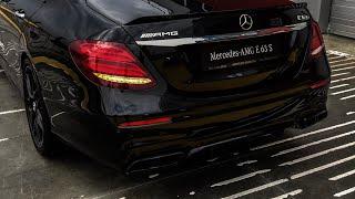 Звук выхлопа Мерседес Е63s AMG 4matic+ с прострелами  Sound Mercedes E63s AMG 4matic +