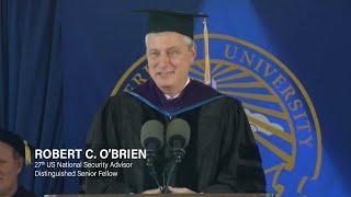 School of Public Policy Commencement Address 2023 - Robert C. OBrien