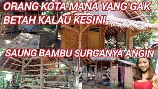 Petualang Di Pelosok Banten Suasana Rumah Bilik Bambu Terik Matahari Siang Saja Adeum Apalagi Malam