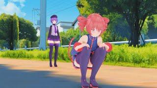 MMD Talkloid Teto and snails