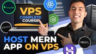 Hosting a MERN App on a VPS Server from Start to Finish Complete VPS Setup