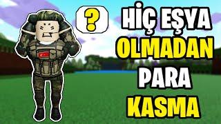 HİÇ EŞYA OLMADAN PARA KASMA TAKTİĞİ  Roblox Gemi Yapma Oyunu  Build A Boat