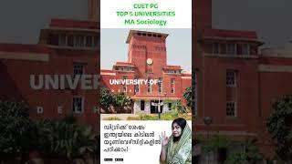 CUET PG  Top 5 Central Universities  MA Sociology  Keralas #1 CUET PG Coaching Prepwise UG Plus