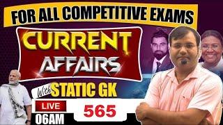 565th Episode Current Affairs 2024 In Hindi   Current Affairs Today  GK & GS LIVE by Vijay Sir