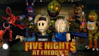 FIVE NIGHTS AT FREDDYS FULL MOVIE IN ROBLOX  -  Brookhaven RP Funny Moments Full Movie