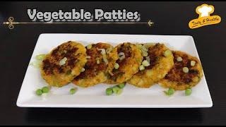 Vegetable Patties  Indian Style Veg Aloo Tikki  How to make Vegetable Patties  Veggie Patties