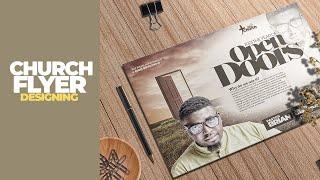 HOW TO DESIGN A SIMPLE CHURCH FLYER #SPEEDART