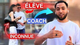 Une heure de coaching en séduction dans la rue