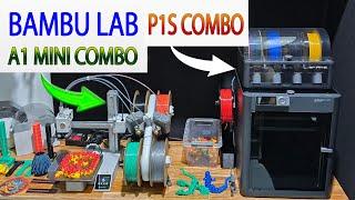 Bambu Lab P1S Combo and A1 Mini Combo - Full video Upgrade 3D Printer For Creative Channel