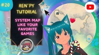 Interactive Map in RenPy - Easy Tutorial for Visual Novels