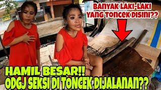 ODGJ SEKSI CANTIK HAMIL BESAR DI TONCEK DIJALANAN SAMA ORANG INDI* ??? #PART2