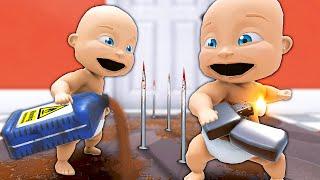 Babies Set LETHAL Traps Around the House - Whos Your Daddy 2