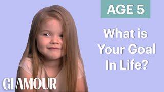 70 People Ages 5-75 Answer What’s Your Goal In Life?  Glamour