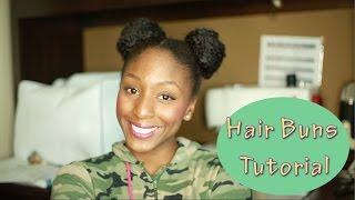 Protective Hairstyle Buns for short hair