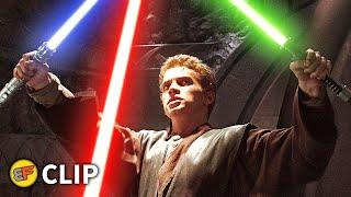 Obi-Wan & Anakin vs Count Dooku  Star Wars Attack of the Clones 2002 Movie Clip HD 4K