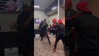 David Benavidez WARMING UP in Locker Room Moments before Fighting Oleksandr Gvozdyk #shorts