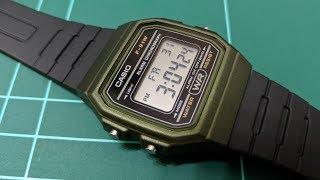 Green CASIO F-91W F-91WM-3A