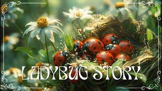 LADYBUG STORY 4K  Relax Your Mind - Soothing Piano & RAIN FOREST Sounds - #28