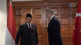 Indonesian Defense Minister Prabowo Visits Turkiye