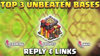 TH10 Top 3 WAR & FARMING ANTI-AIR Bases 2023  Ultimate Bases With Reply & Link  COC