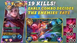 19 KILLS Early Cecilion-Carmilla Combo Decides the Fate of the Enemy Cecilion Gameplay Best Build