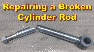 Machining & Welding - Rebuilding a Hydraulic Cylinder Rod Manual Only Machine Shop