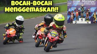 Aksi Bocah-Bocah Menggemaskan Balap Road Race Mini GP di Sentul