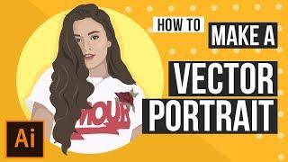 How To Make A Vector Portrait  Using Adobe Illustrator cc