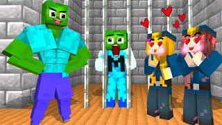 Monster School  Zombie x Squid Game  Girls Only Love Muscles  - Minecraft Animation