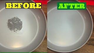 How to EASILY REMOVE Burnt On Stains From Your Pans - FOR PENNIES