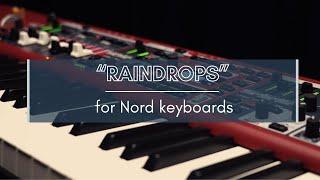 Nord Keyboards Sound Library Raindrops for Nord Stage-Electro-Wave-Piano-Grand