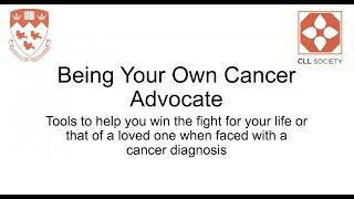 Being Your Own Cancer Advocate