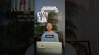 Original Song Vs. Popular Movie Cover ABBA “Lay All Your Love On Me” & Mamma Mia #shorts #abba