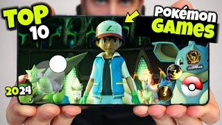 Top 10 Best Working Pokemon Games For Android And IOS In 2024  Offline & Online  High Graphics 4k