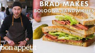 Brad Makes Fried Bologna Sandwiches  From the Test Kitchen  Bon Appétit