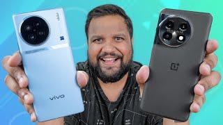 vivo X90 Comparison Review vs OnePlus 11 - Performance Battery Life Camera Tested