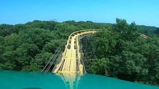 Loch Ness Monster Front Row POV 2.7K 60FPS #buschgardens #rollercoaster