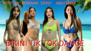 CUTEYLAU  ROSEANN  CESSY  KELLY REESE BIKINI TIK TOK DANCE COMPILATION VIDEO