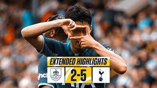 BURNLEY 2-5 TOTTENHAM HOTSPUR  PREMIER LEAGUE EXTENDED HIGHLIGHTS