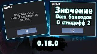 Значение всех банкодов в стандофф 2  0.18.0  Standoff 2