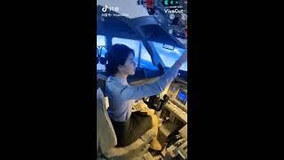 Women Pilot China  Tiktok  Douyin  Airlines