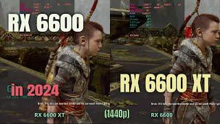 RX  6600xt vs 6600 1440p gaming 2024