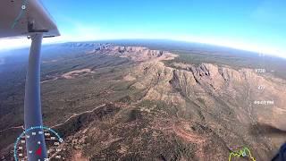 Flying Over the Mogollon Rim AZ