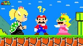 Super Mario Bros. But Bowser and Peach Swap Bodies