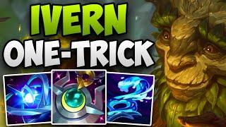 AMAZING JUNGLE GAMEPLAY BY A CHALLENGER IVERN ONE-TRICK  CGALLENGER IVERN JUNGLE GAMEPLAY  14.7