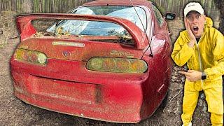 Abandoned Supercar MK4 Supra Turbo  First Wash in 15 Years  Car Detailing Restoration