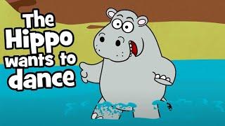 Hippo dance - animal childrens song - The Hippo wants to dance  Hooray Kids Songs & Nursery Rhymes